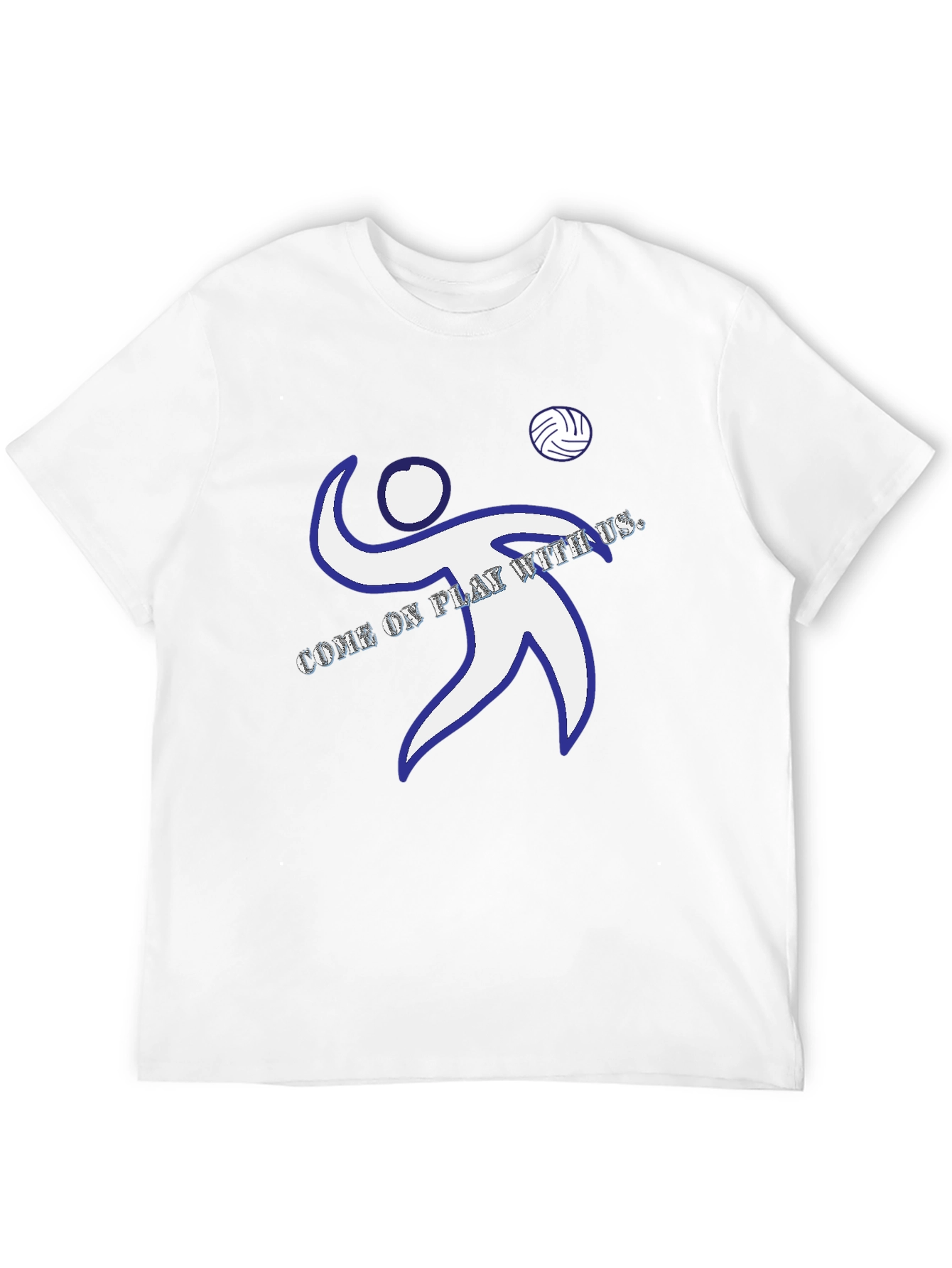 Volleyball Player Graphic T-Shirt