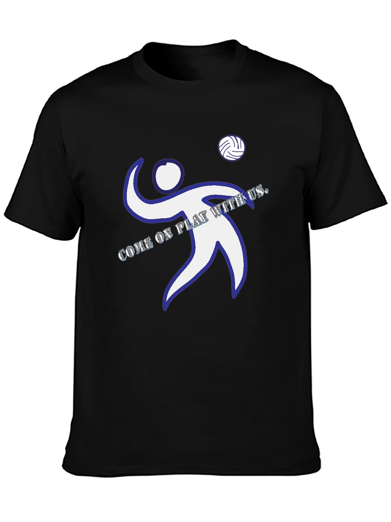 Volleyball Player Graphic T-Shirt