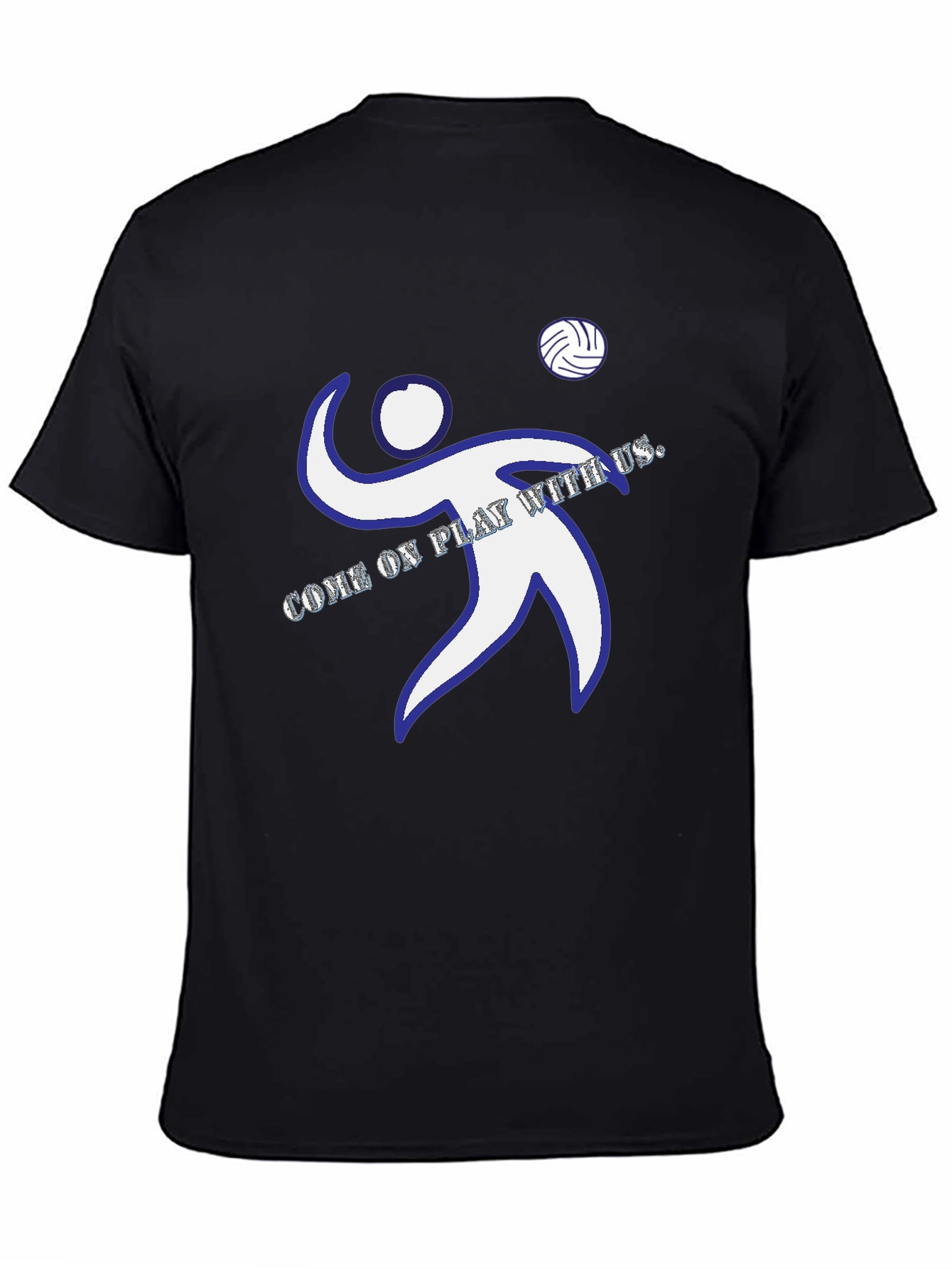 Volleyball Player Graphic T-Shirt