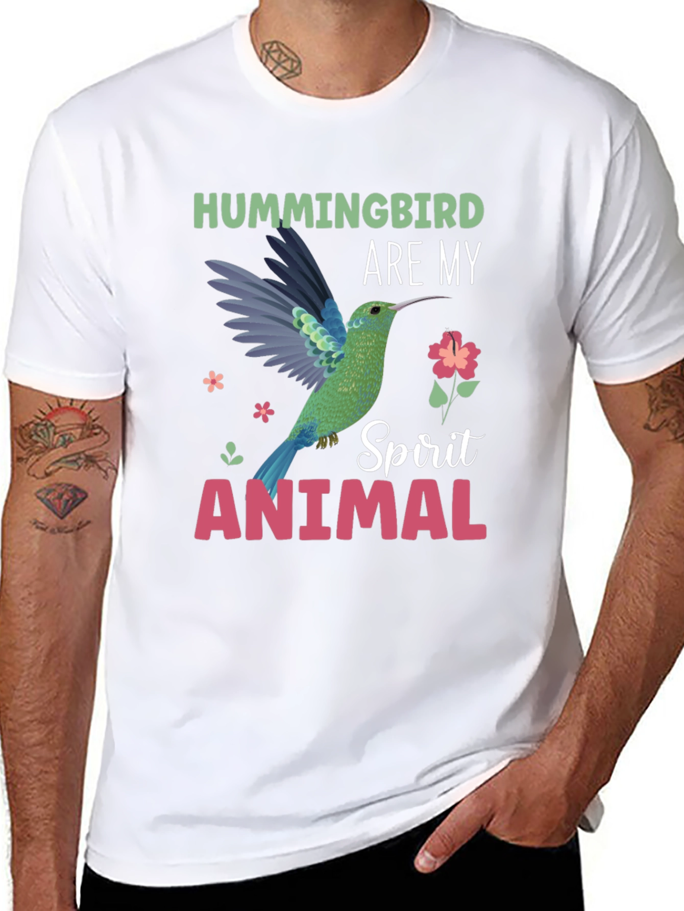 Hummingbird Spirit Animal Graphic Tee