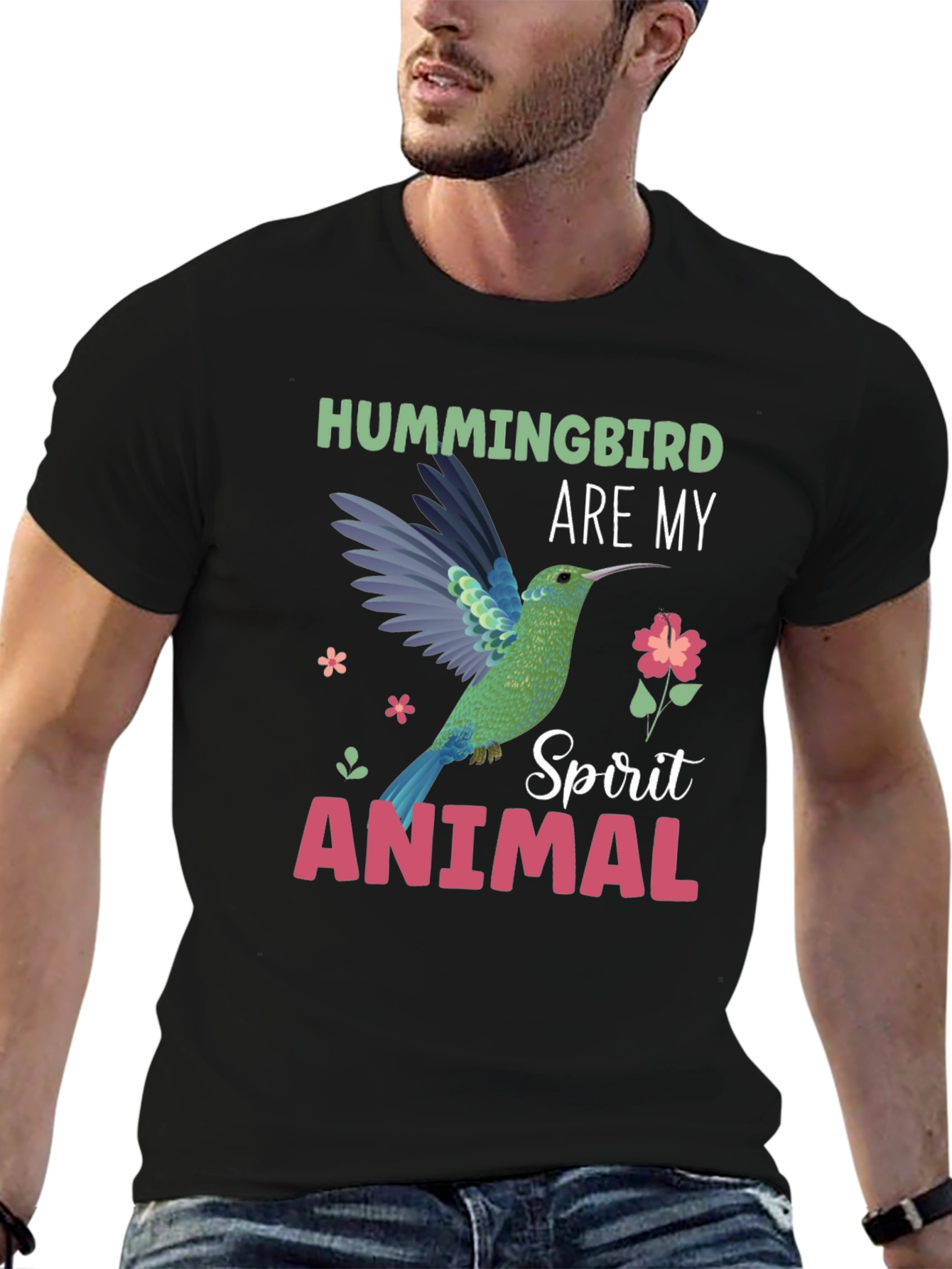 Hummingbird Spirit Animal Graphic Tee
