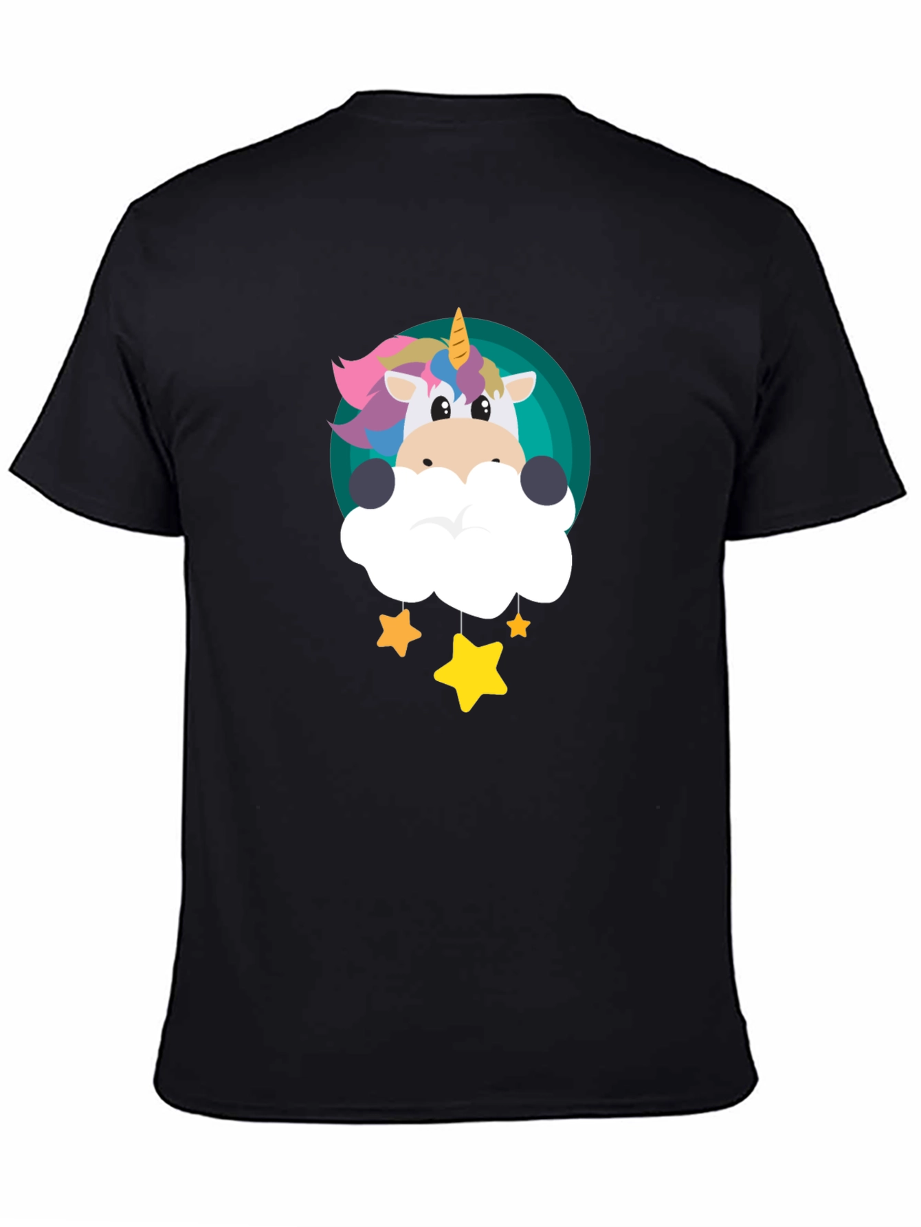 Cute Unicorn Stars Graphic Tee