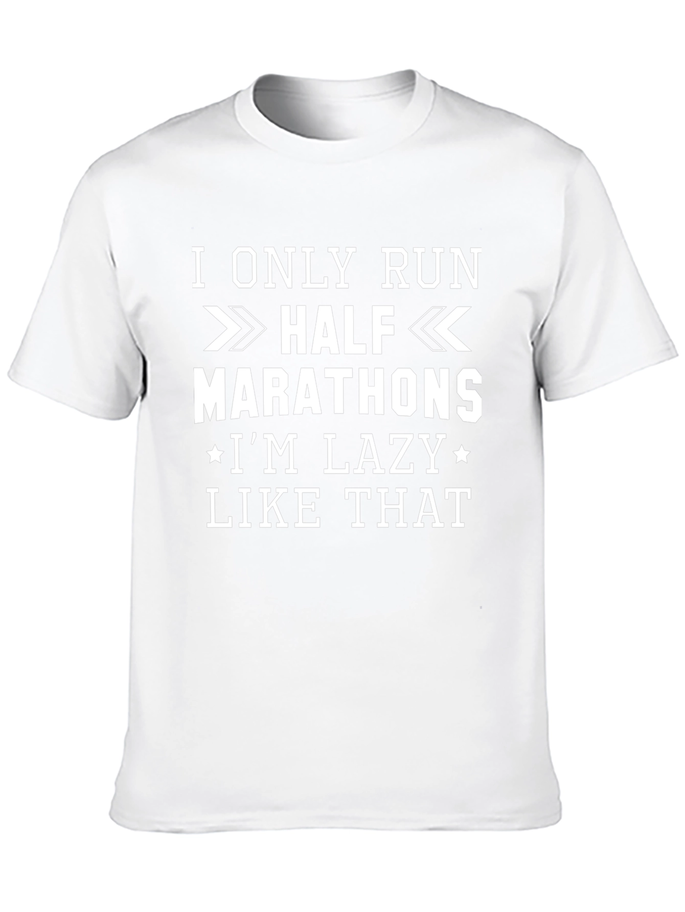 Funny Half Marathon Lazy Running T-Shirt
