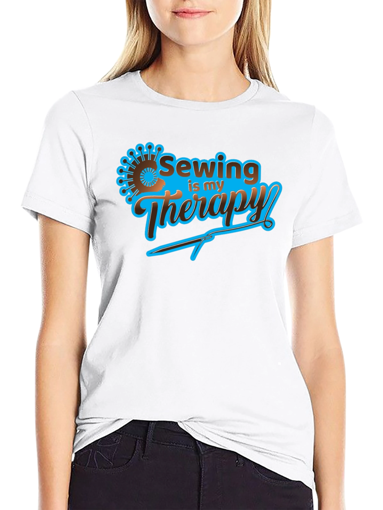 Sewing is My Therapy T-Shirt