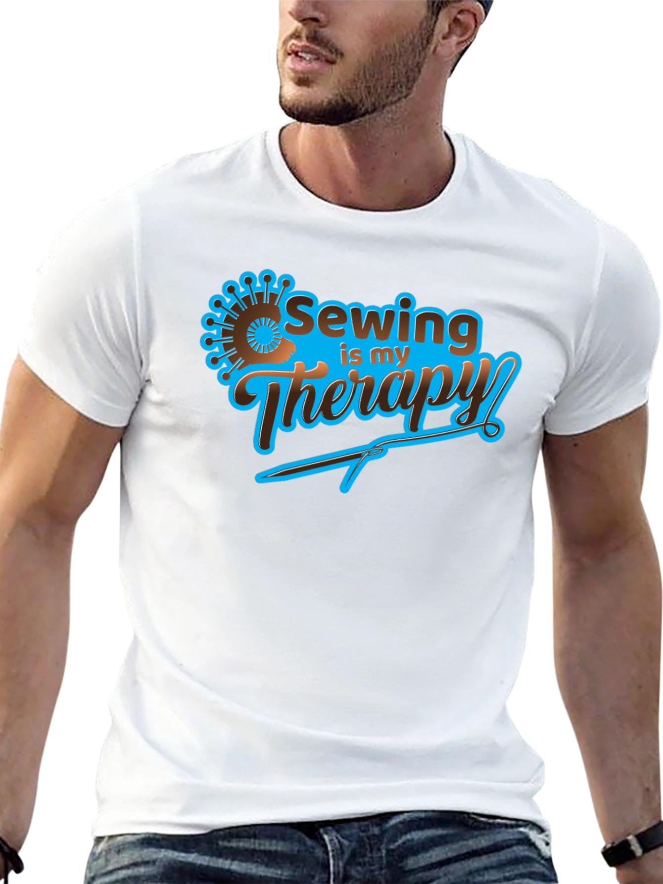 Sewing is My Therapy T-Shirt