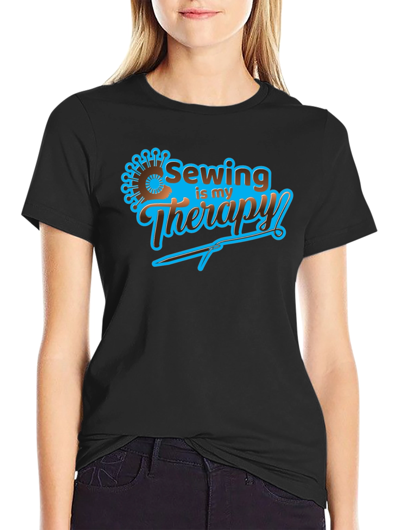 Sewing is My Therapy T-Shirt