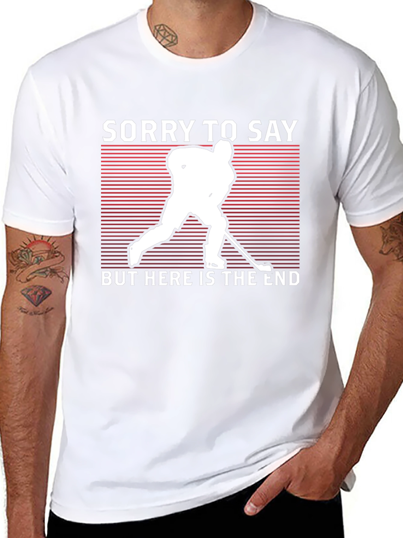 Sorry To Say Hockey Graphic Tee - Unisex