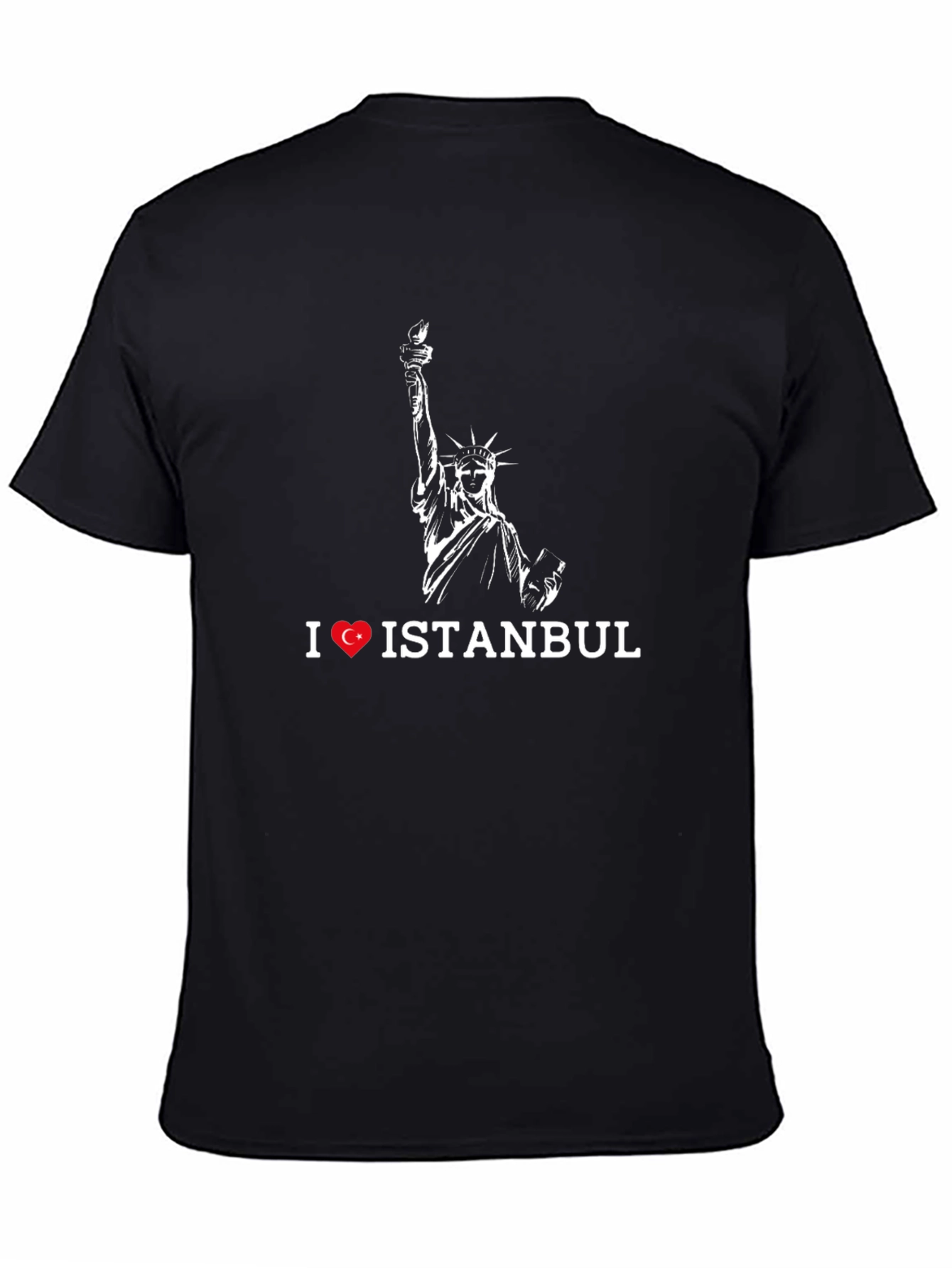 I Love Istanbul T-Shirt Statue of Liberty Graphic Tee