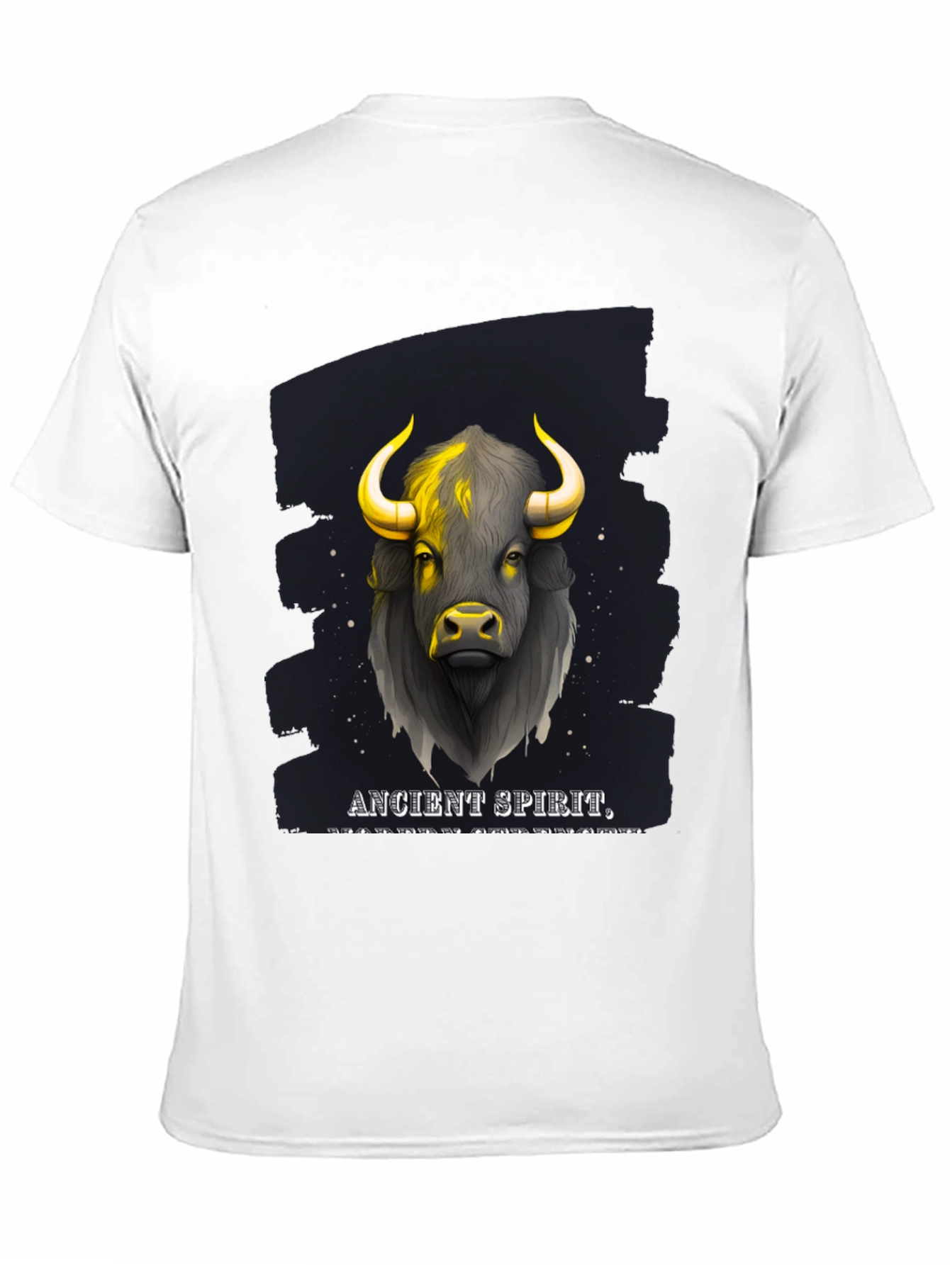 Ancient Spirit Bull Graphic T-Shirt