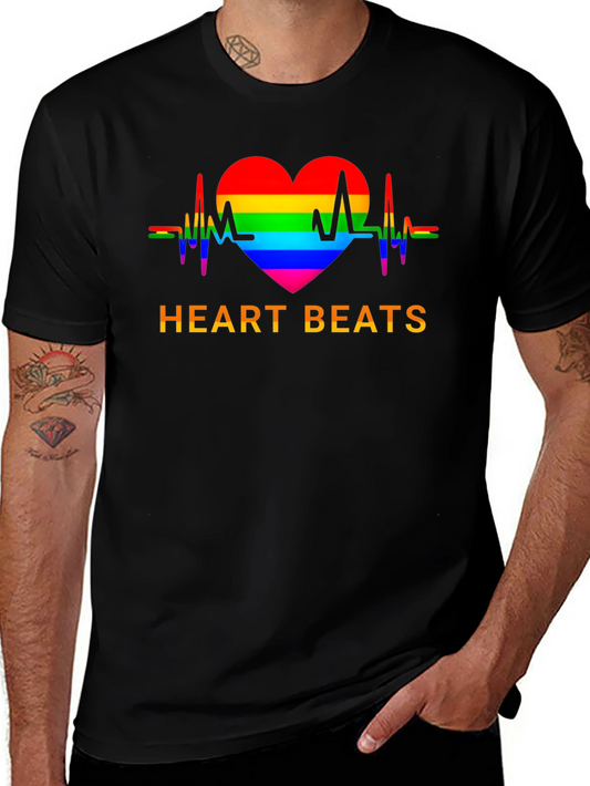 Heartbeats LGBT Pride T-Shirt