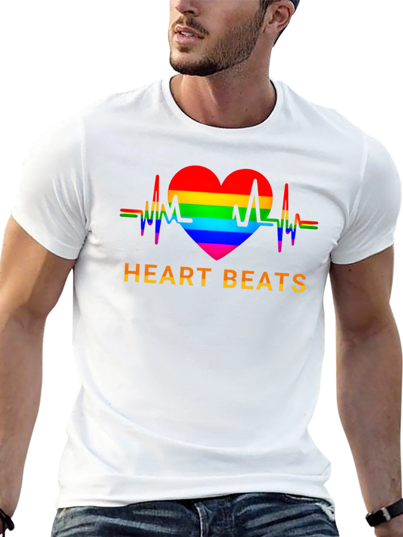 Heartbeats LGBT Pride T-Shirt