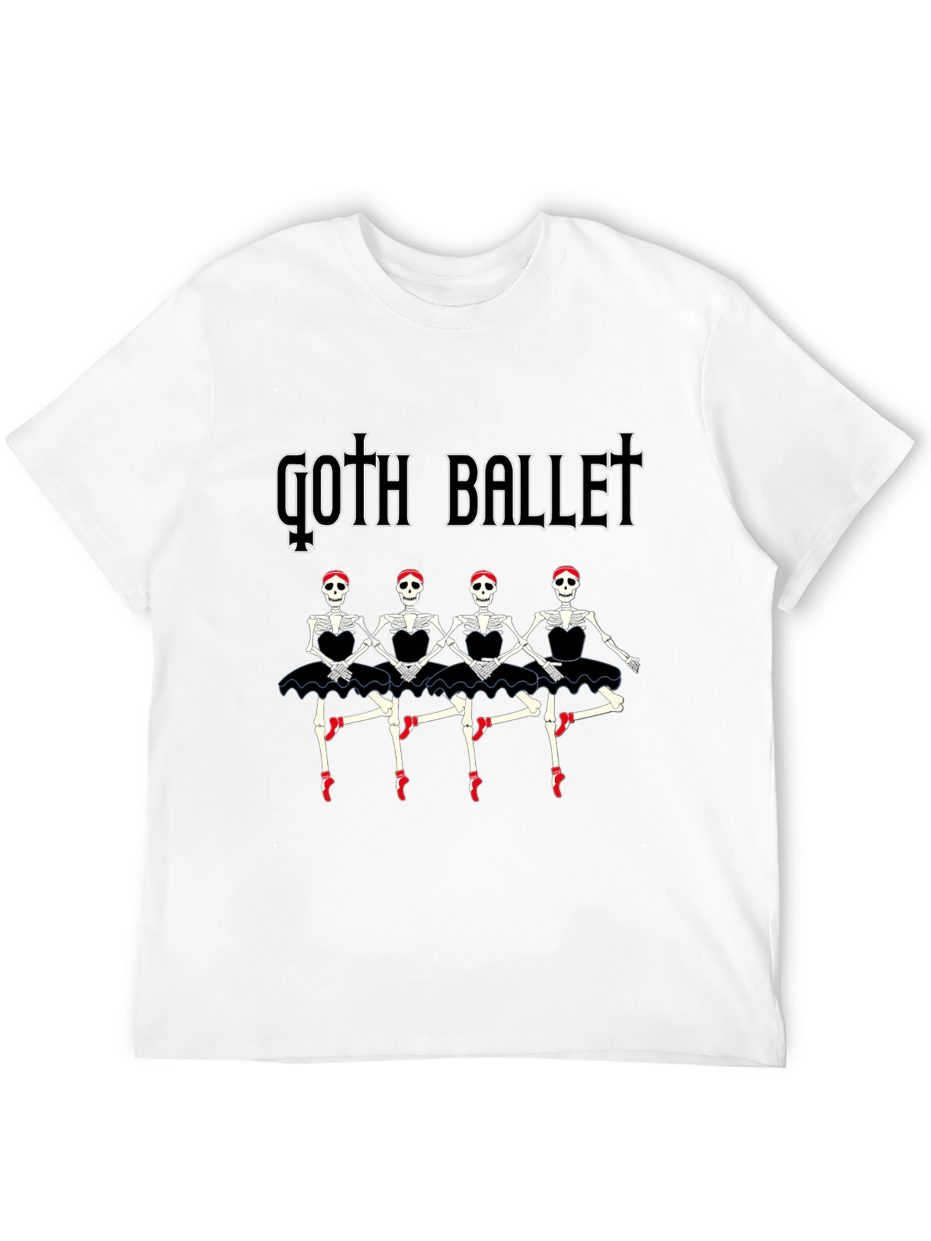 Goth Ballet Skeleton Dancer T-Shirt