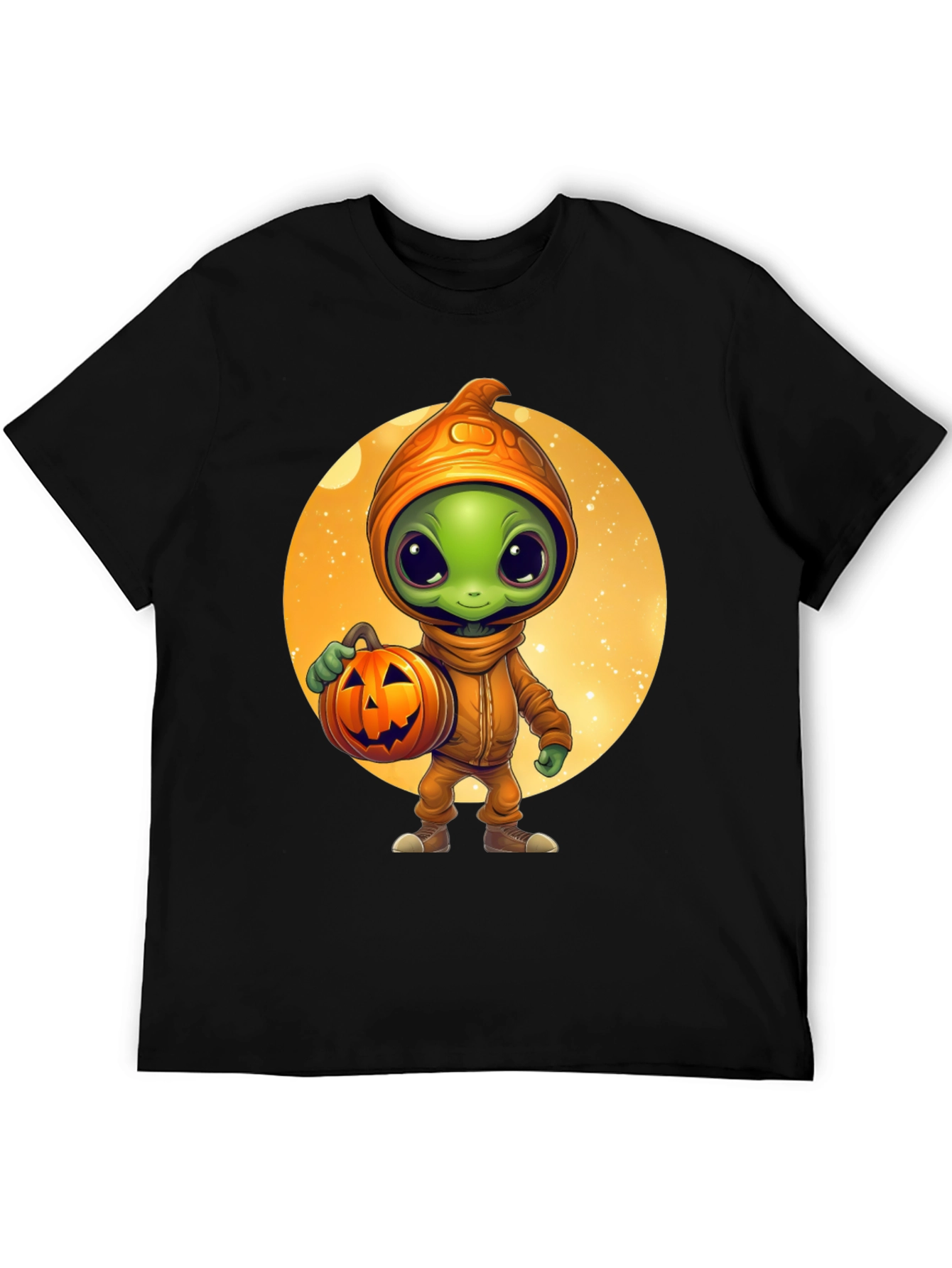 Halloween Alien Pumpkin T-Shirt