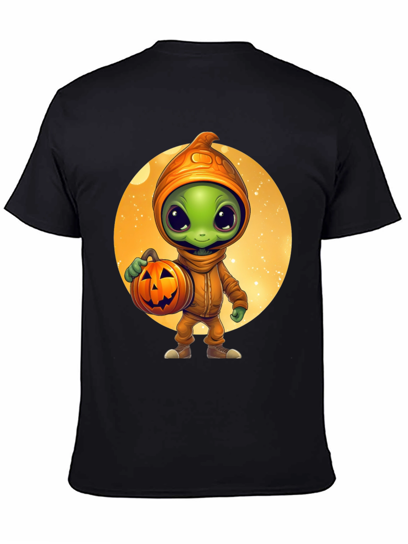 Halloween Alien Pumpkin T-Shirt