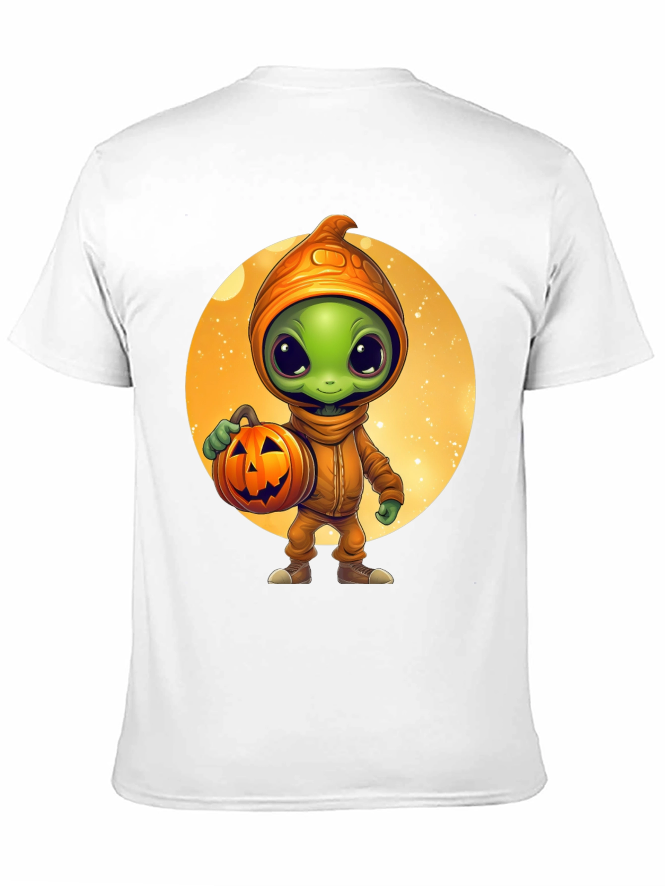 Halloween Alien Pumpkin T-Shirt