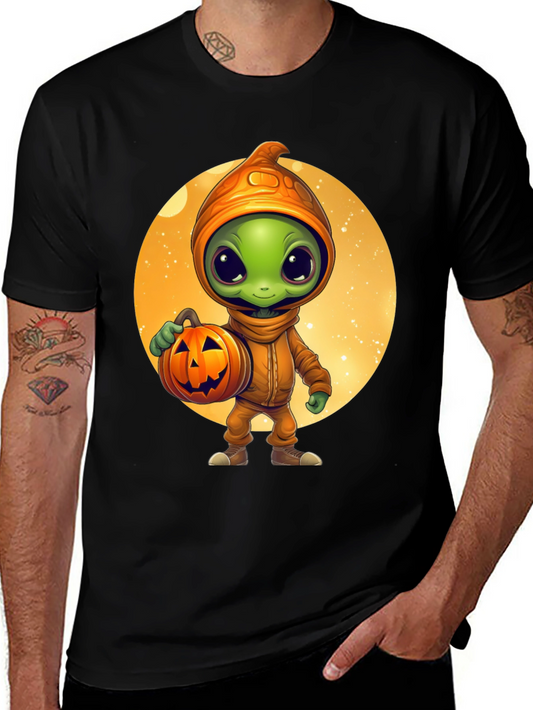 Halloween Alien Pumpkin T-Shirt