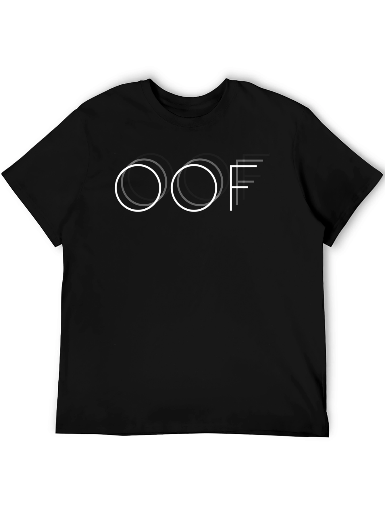 OOF Graphic T-Shirt - Black Casual Tee