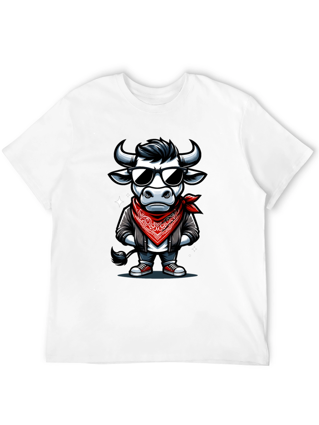 Cool Bull Graphic Tee - Black T-Shirt