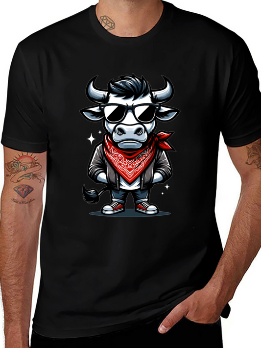 Cool Bull Graphic Tee - Black T-Shirt