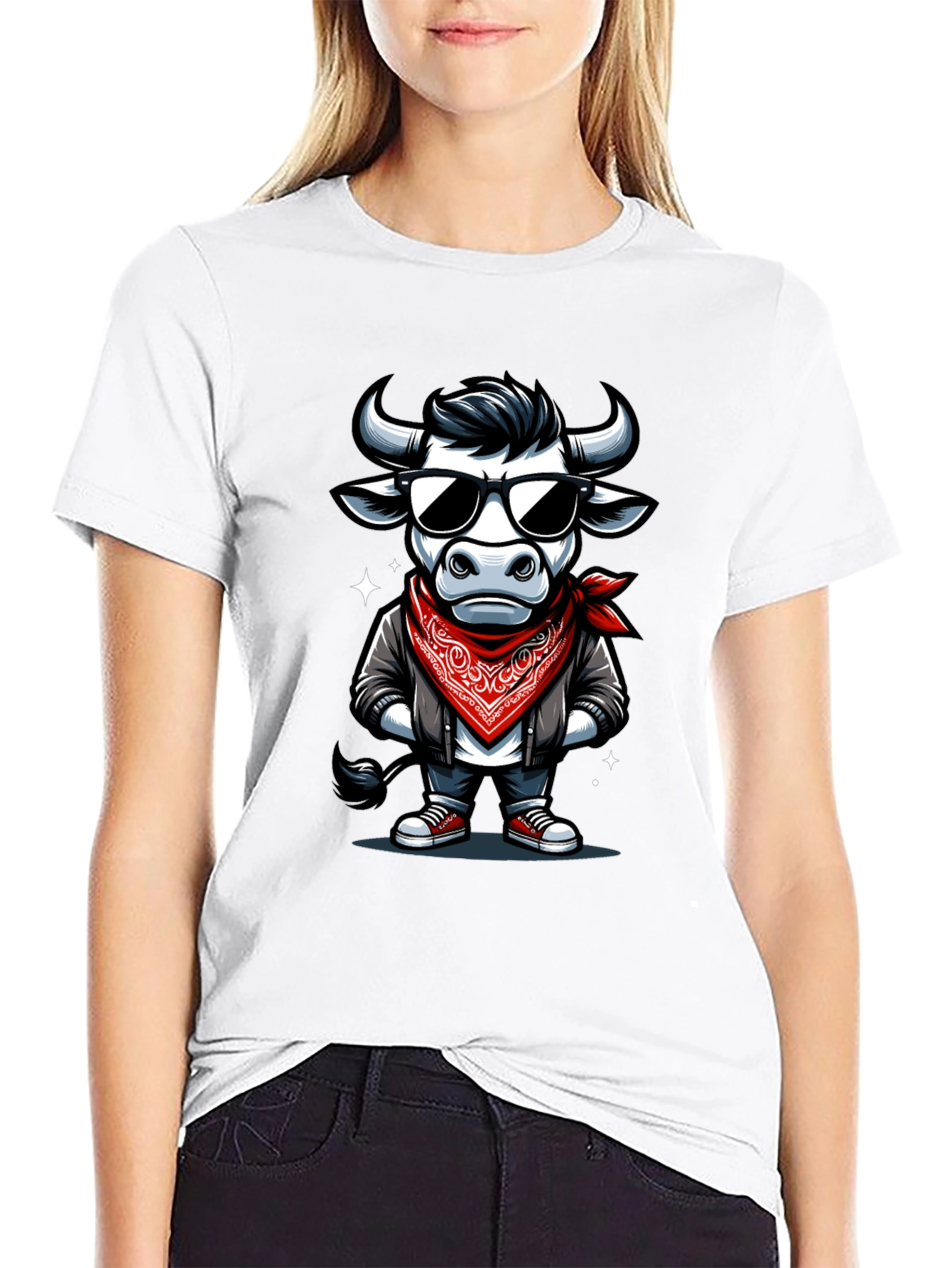 Cool Bull Graphic Tee - Black T-Shirt