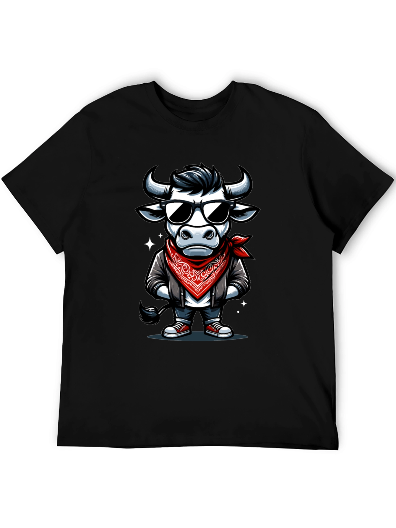 Cool Bull Graphic Tee - Black T-Shirt