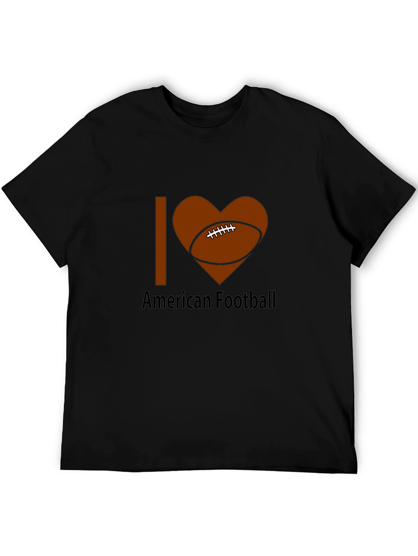 I Love American Football Graphic Tee