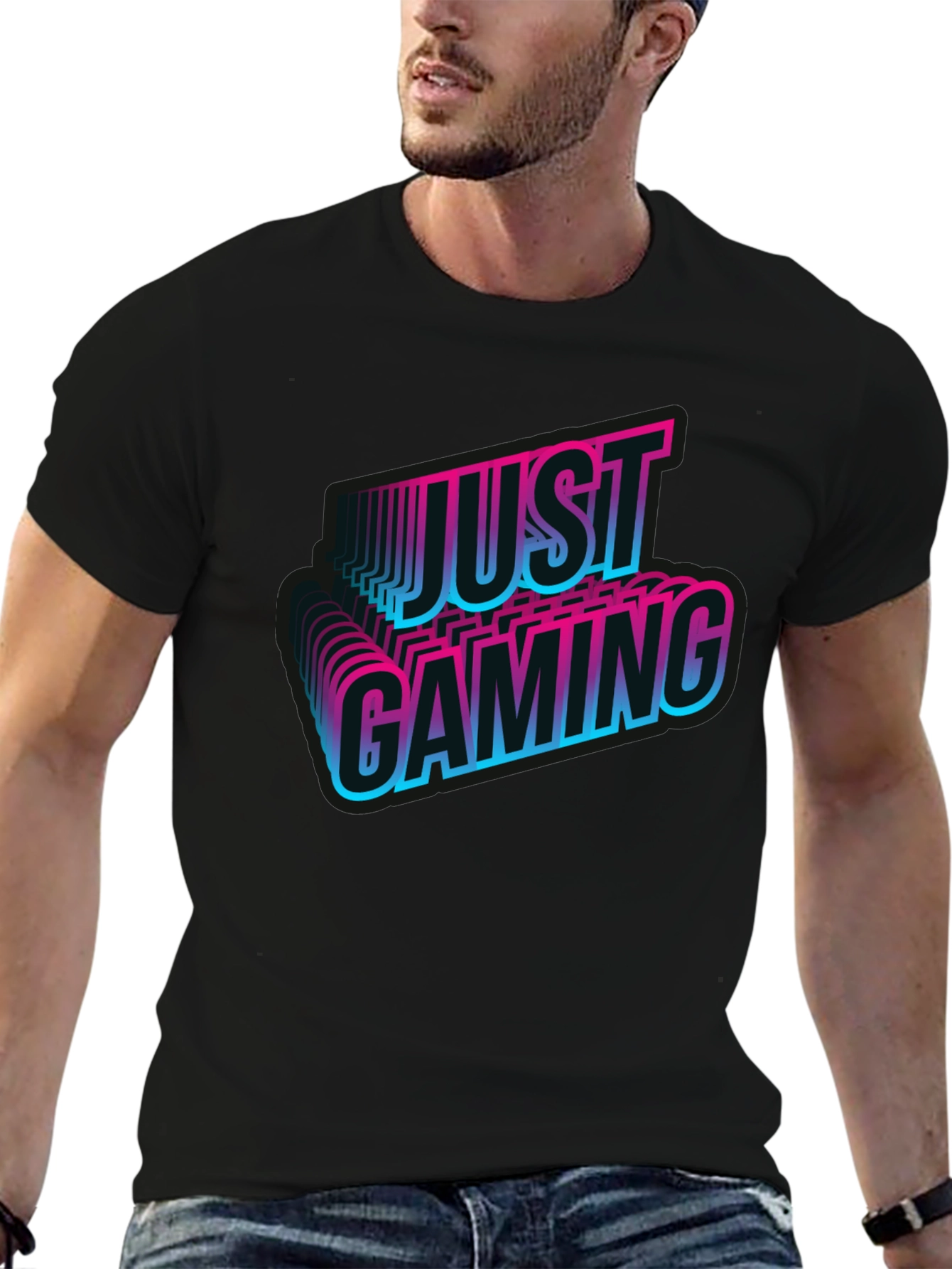 Just Gaming Black T-Shirt