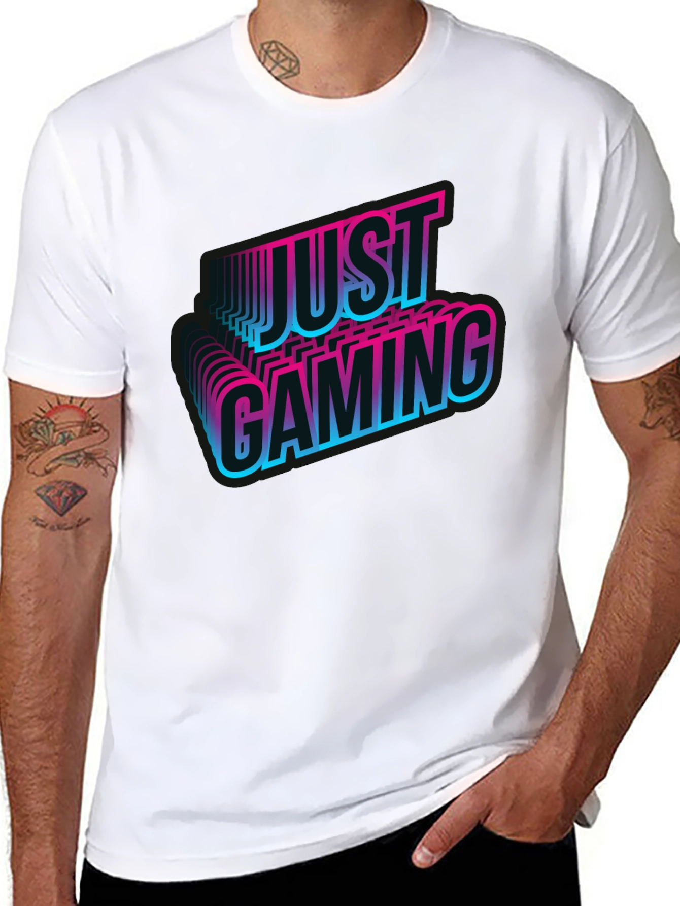 Just Gaming Black T-Shirt