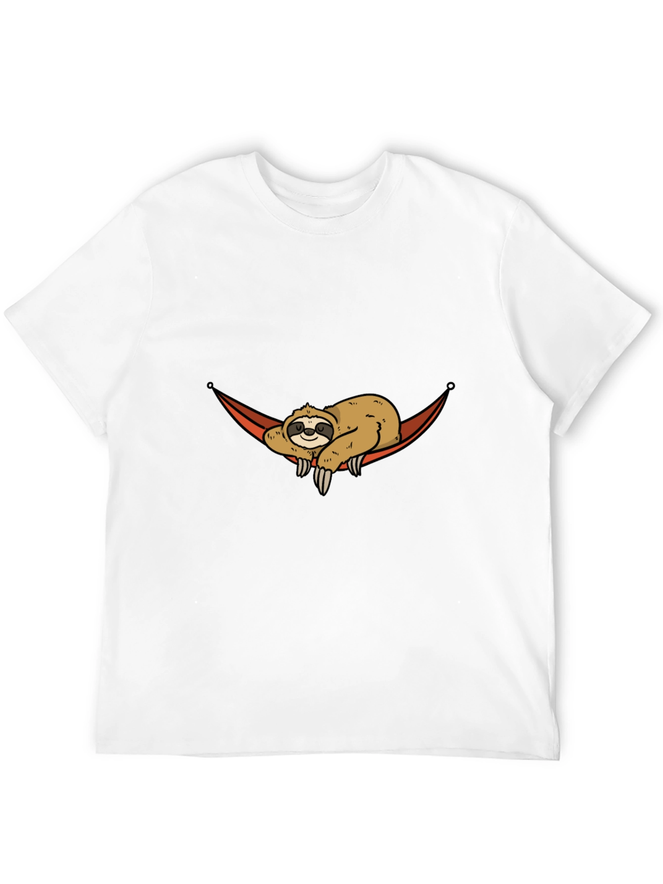 Sloth Hammock Graphic Tee - Relaxed Style