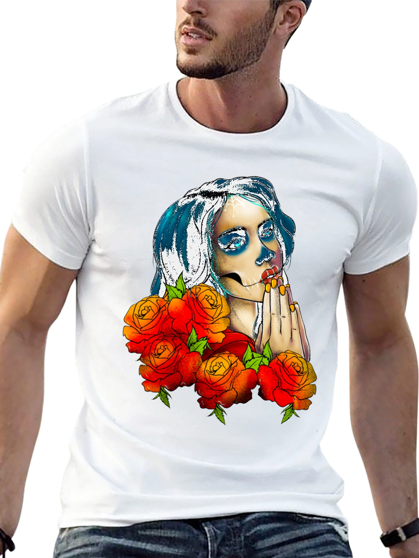 Day of the Dead Sugar Skull T-Shirt