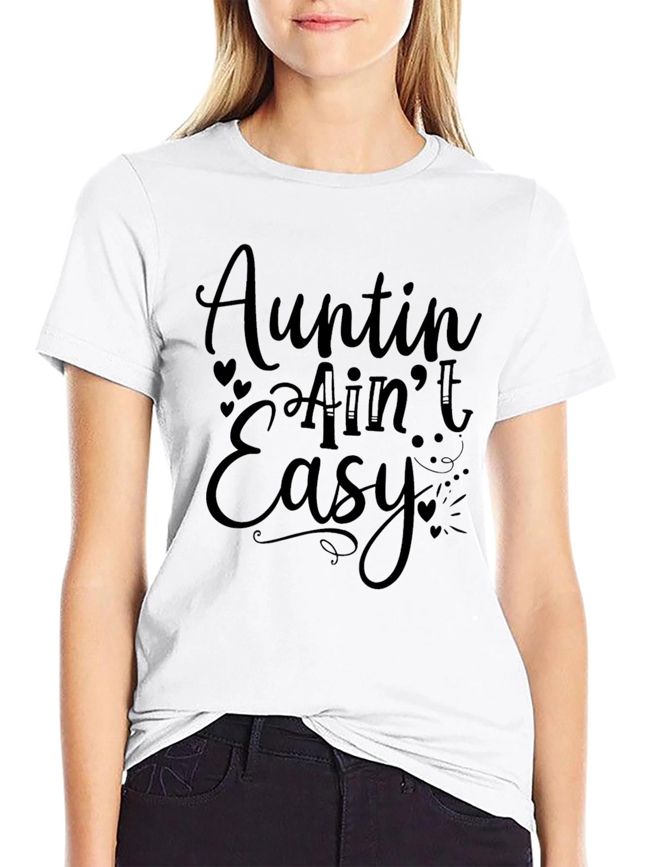 Auntin Aint Easy Graphic T-Shirt