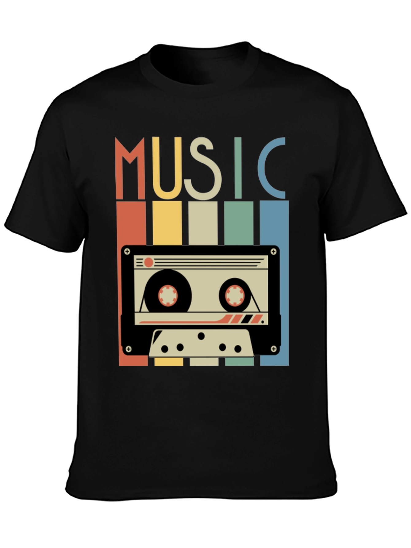 Retro Music Cassette T-Shirt