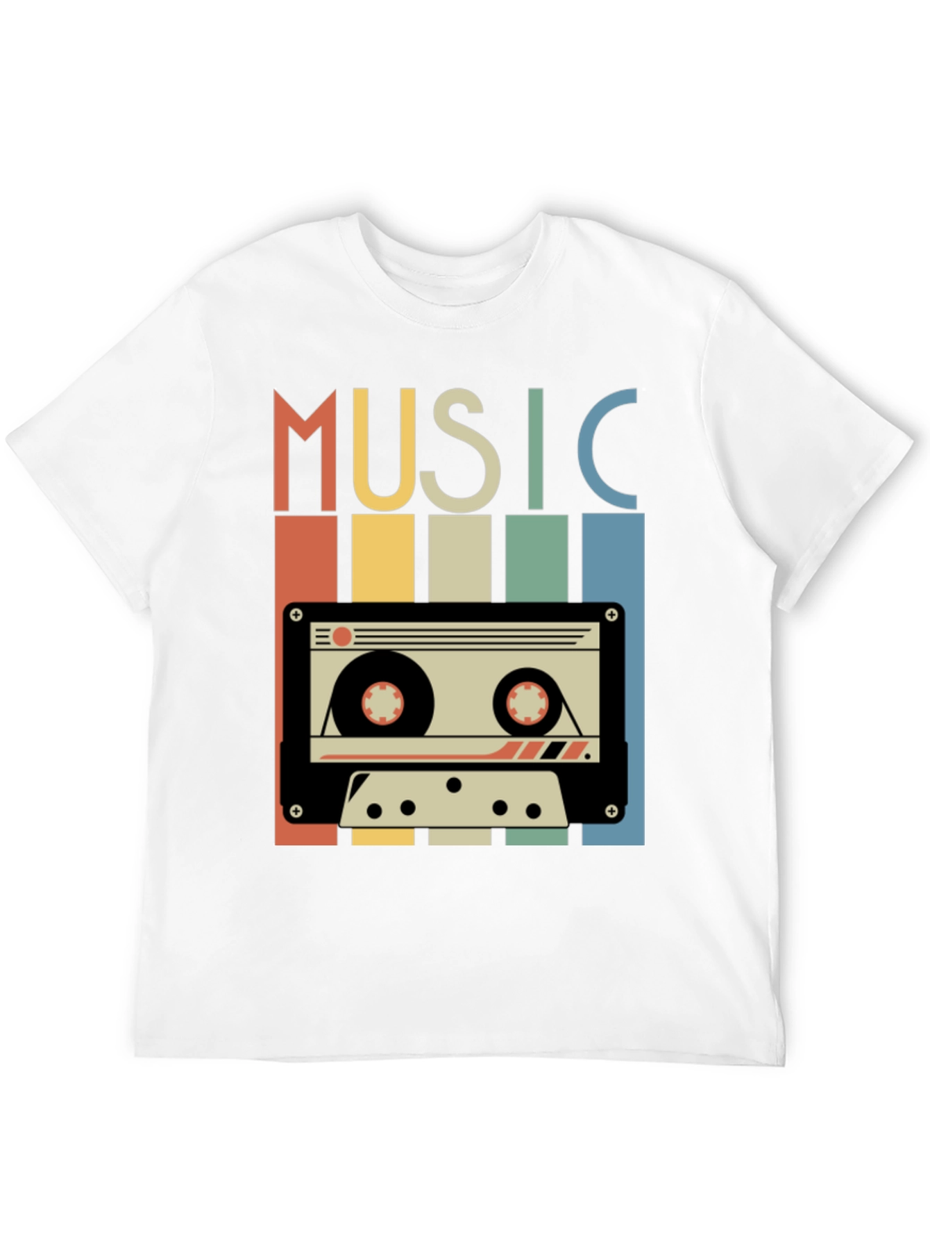 Retro Music Cassette T-Shirt