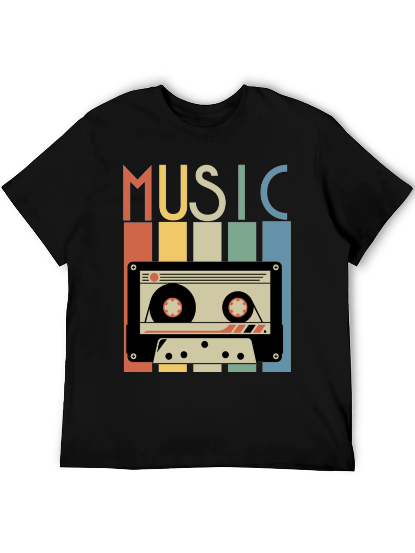 Retro Music Cassette T-Shirt