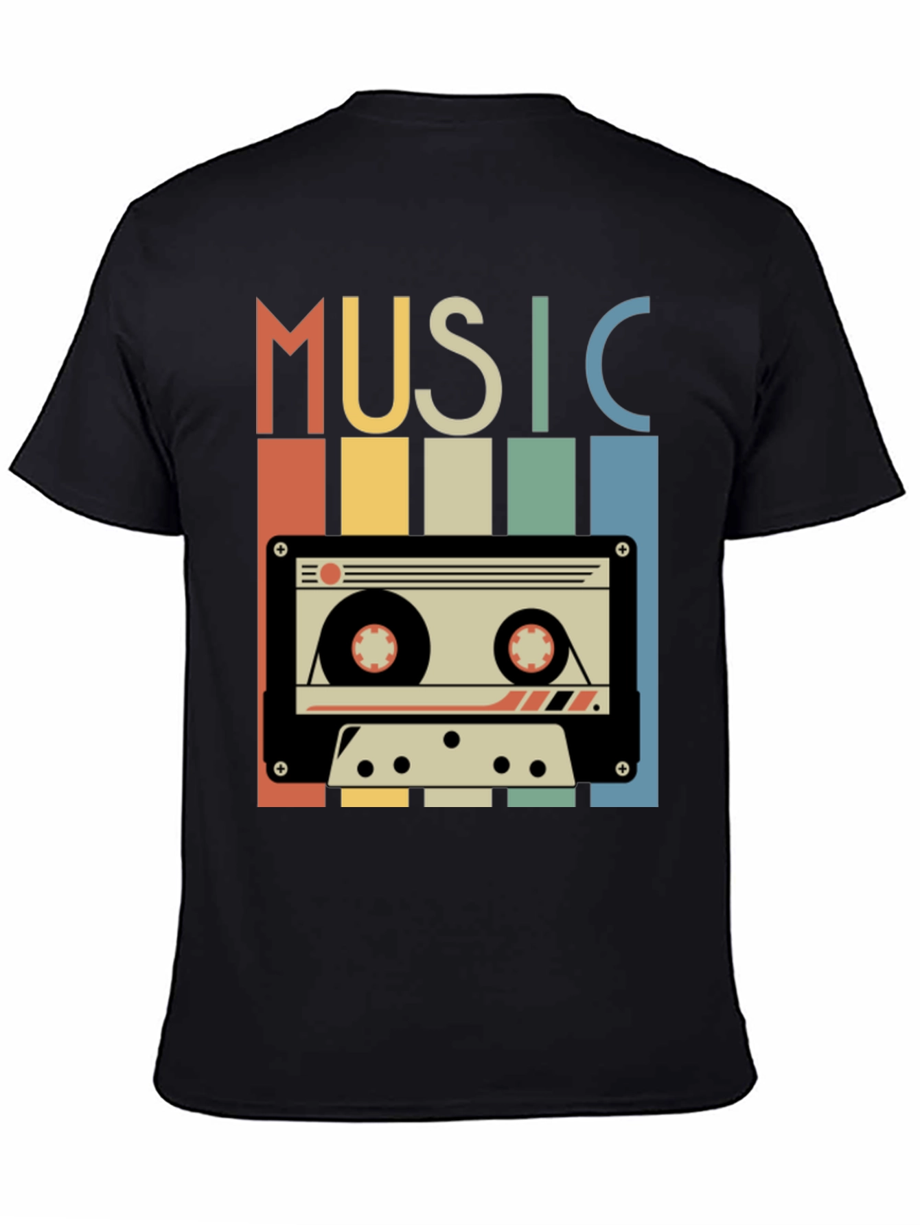 Retro Music Cassette T-Shirt