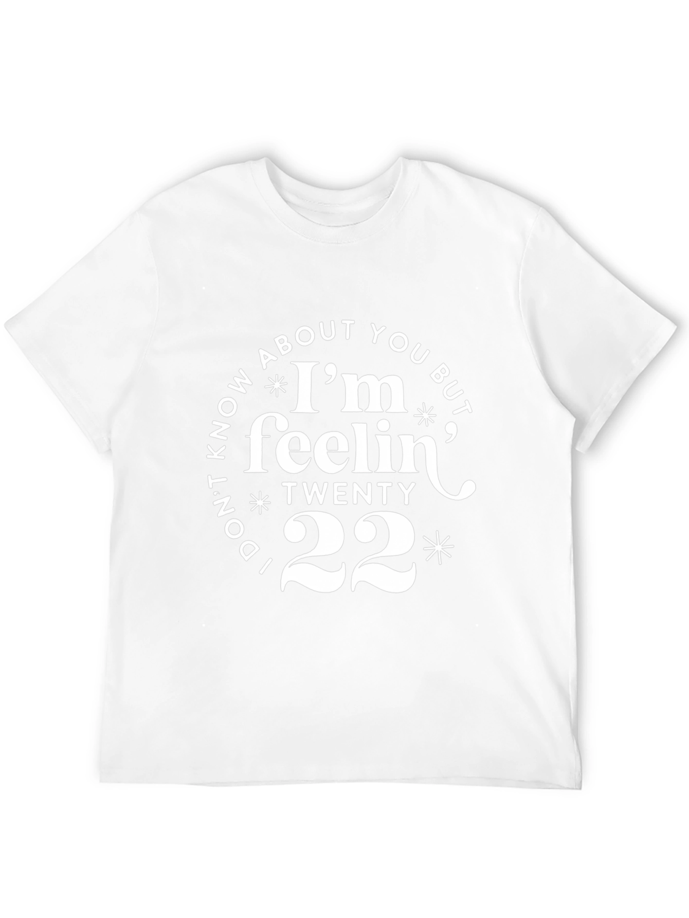 Feelin Twenty 22 Black Graphic Tee