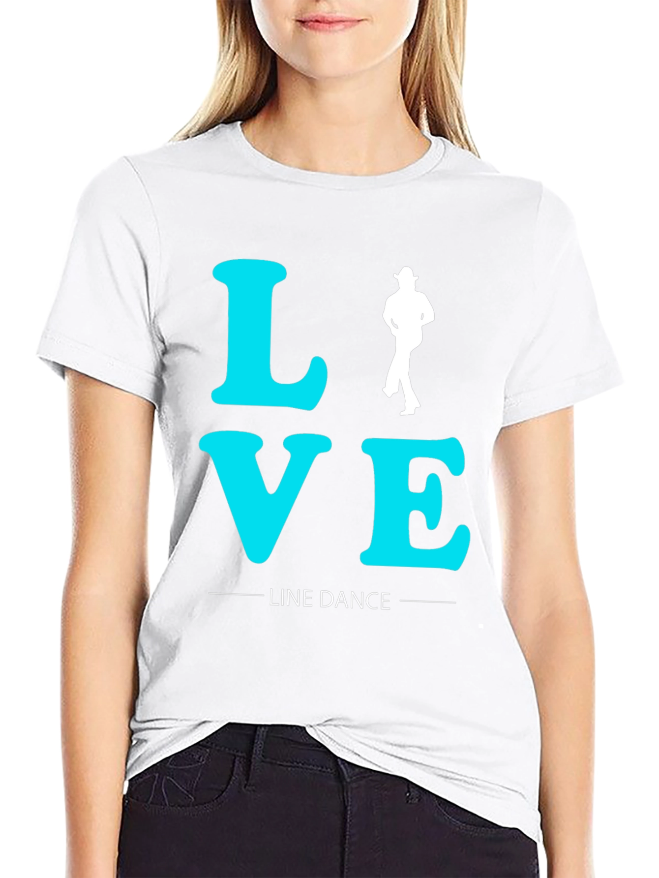 Love Line Dance T-Shirt - Western Dancing Tee