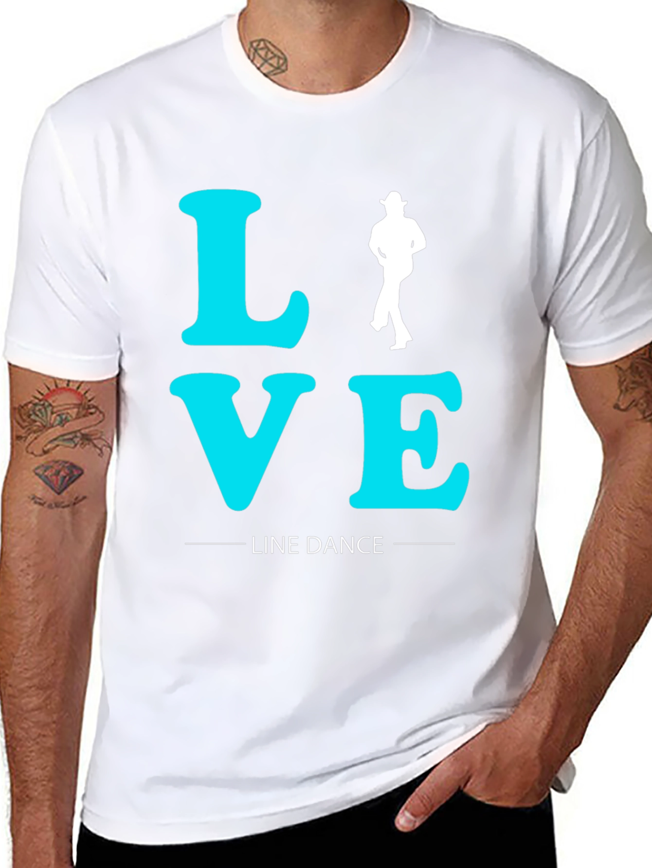 Love Line Dance T-Shirt - Western Dancing Tee
