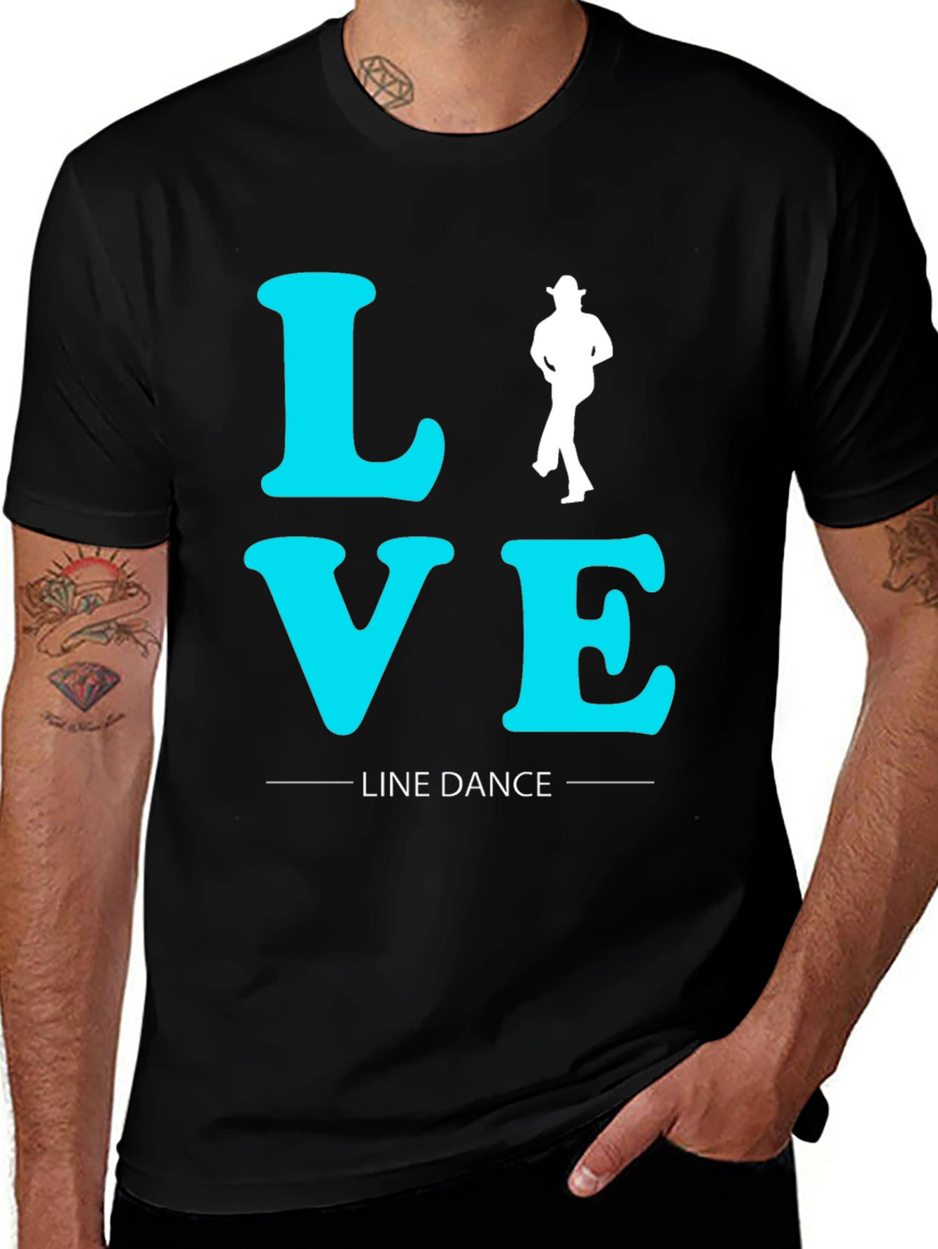Love Line Dance T-Shirt - Western Dancing Tee