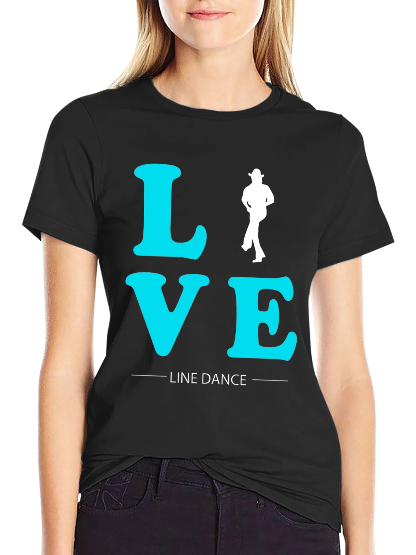 Love Line Dance T-Shirt - Western Dancing Tee