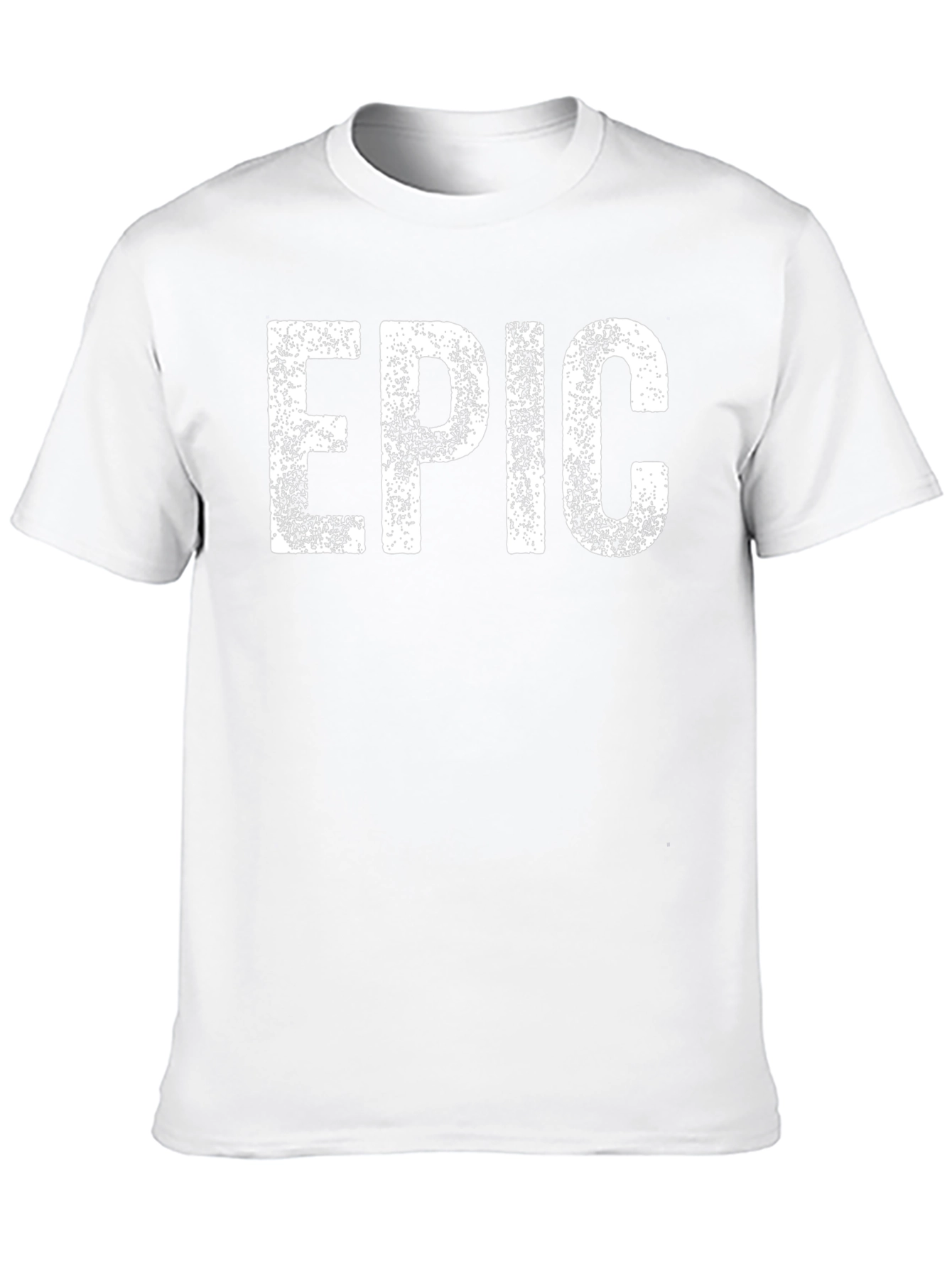 Epic Graphic Tee - Distressed Print Black T-Shirt