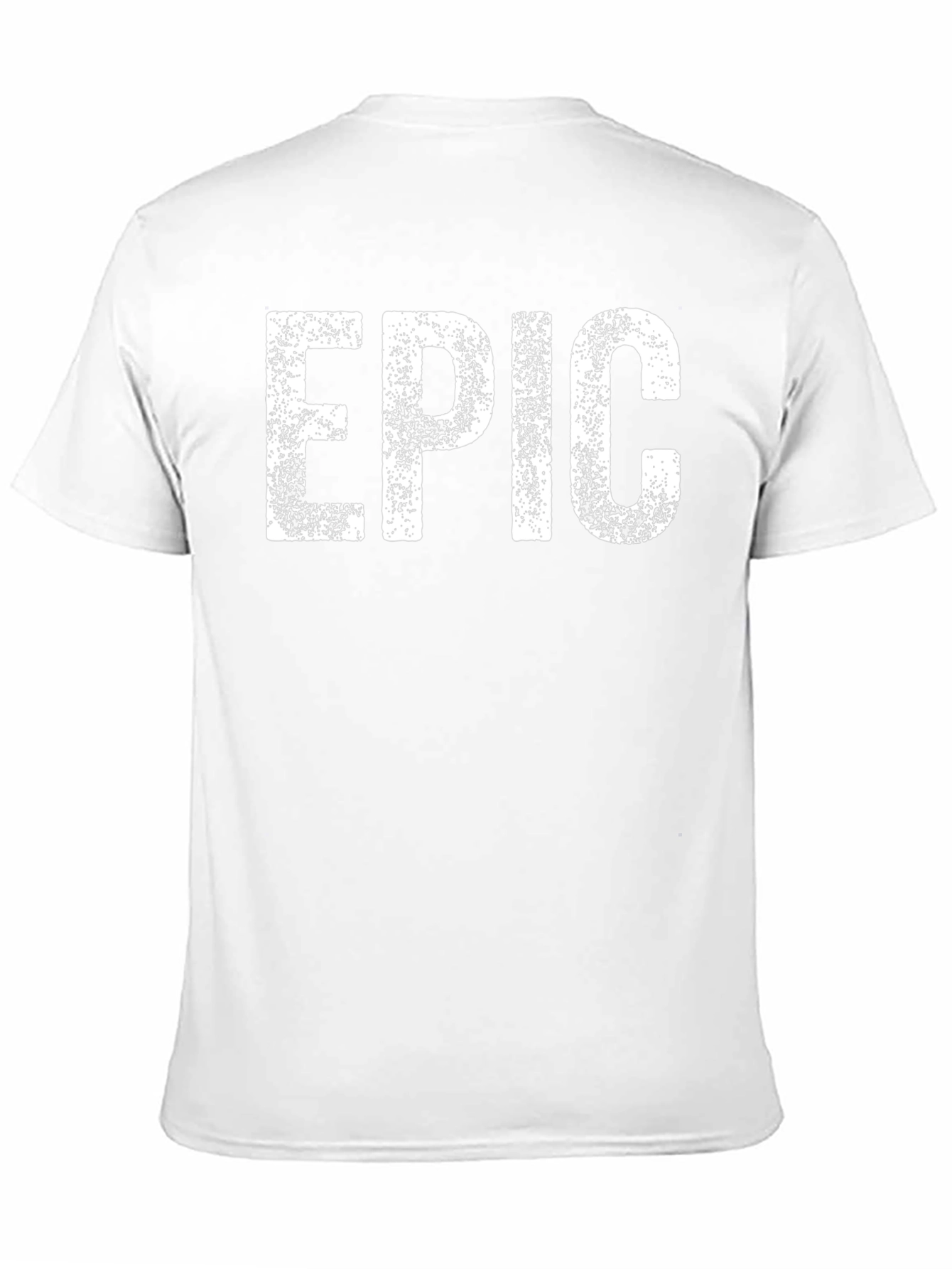 Epic Graphic Tee - Distressed Print Black T-Shirt