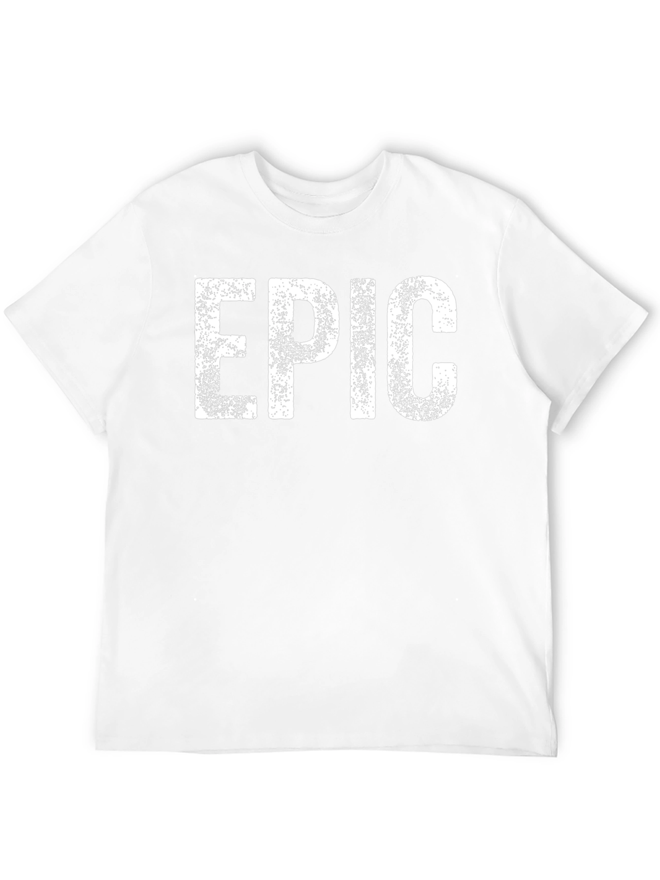 Epic Graphic Tee - Distressed Print Black T-Shirt