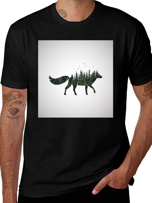 Forest Fox Graphic T-Shirt