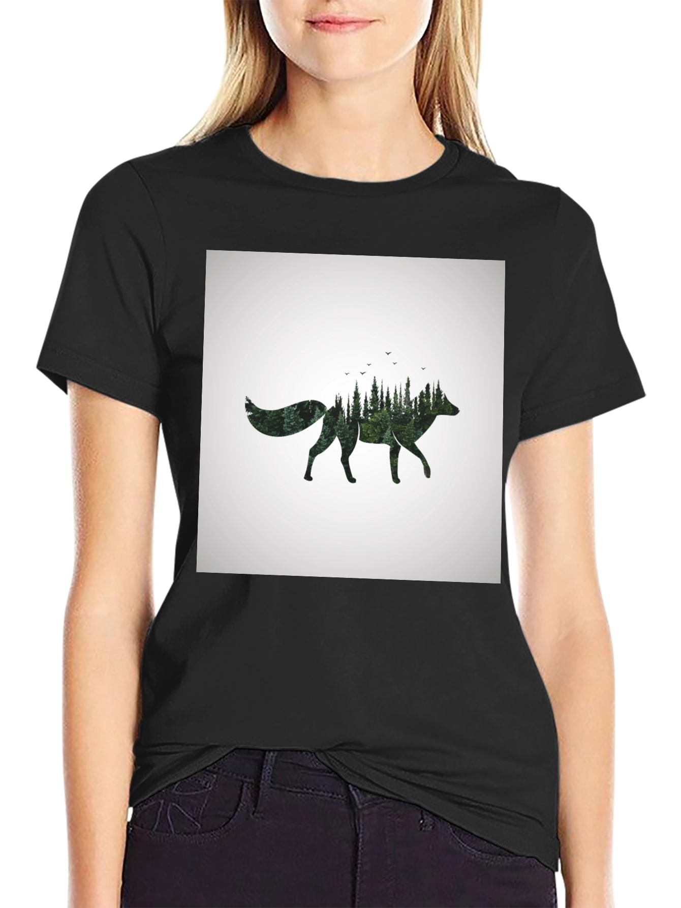 Forest Fox Graphic T-Shirt