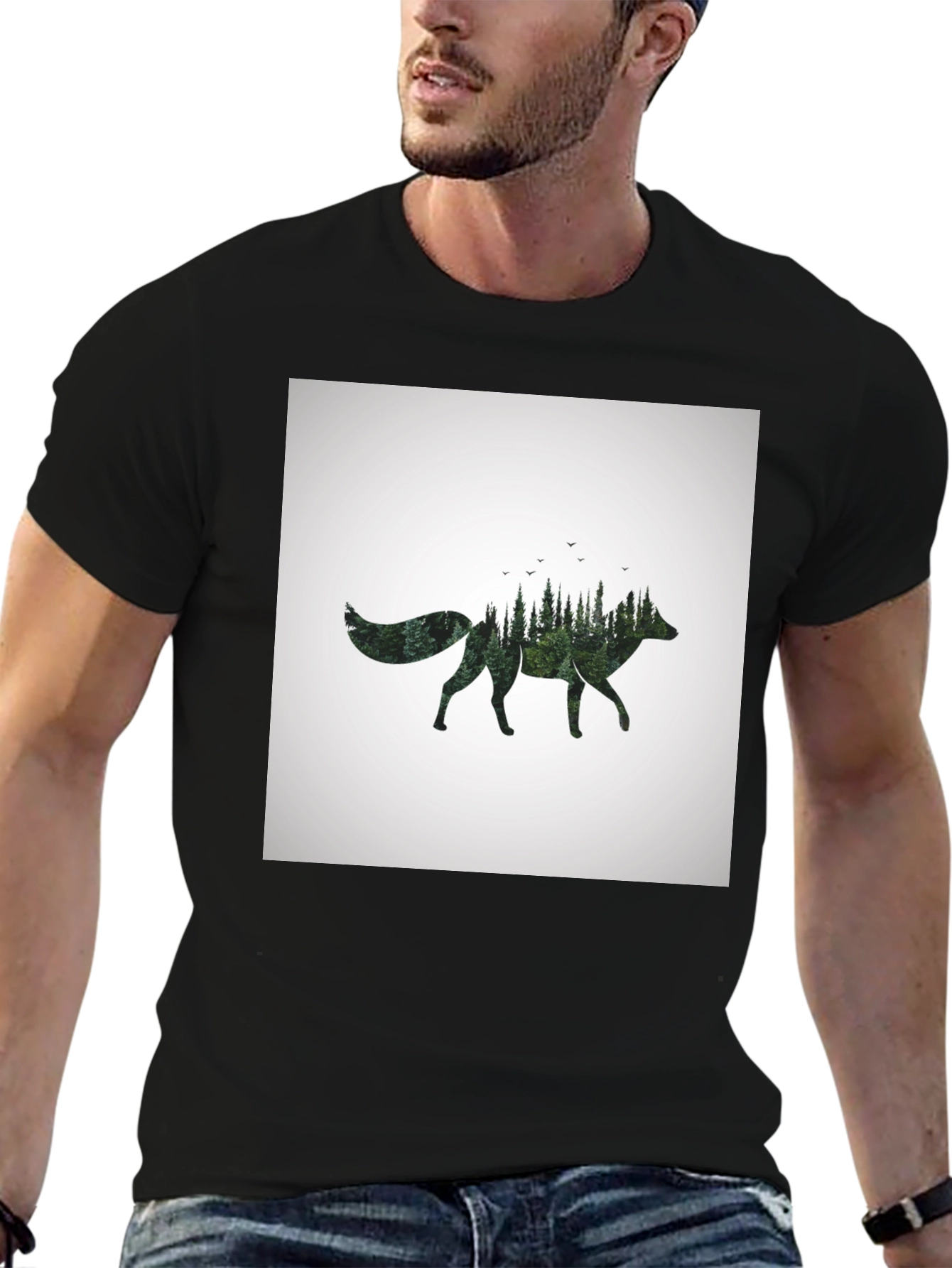 Forest Fox Graphic T-Shirt