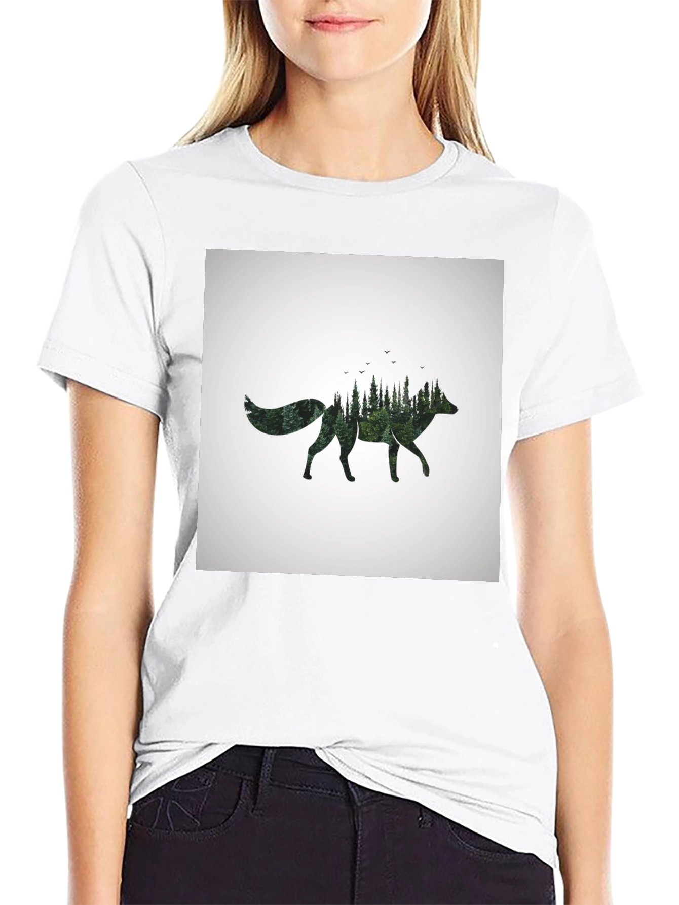 Forest Fox Graphic T-Shirt