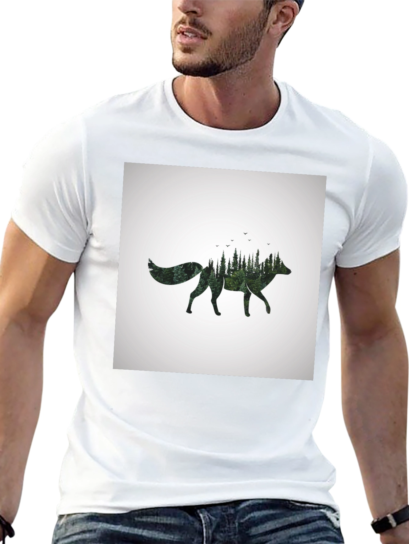 Forest Fox Graphic T-Shirt