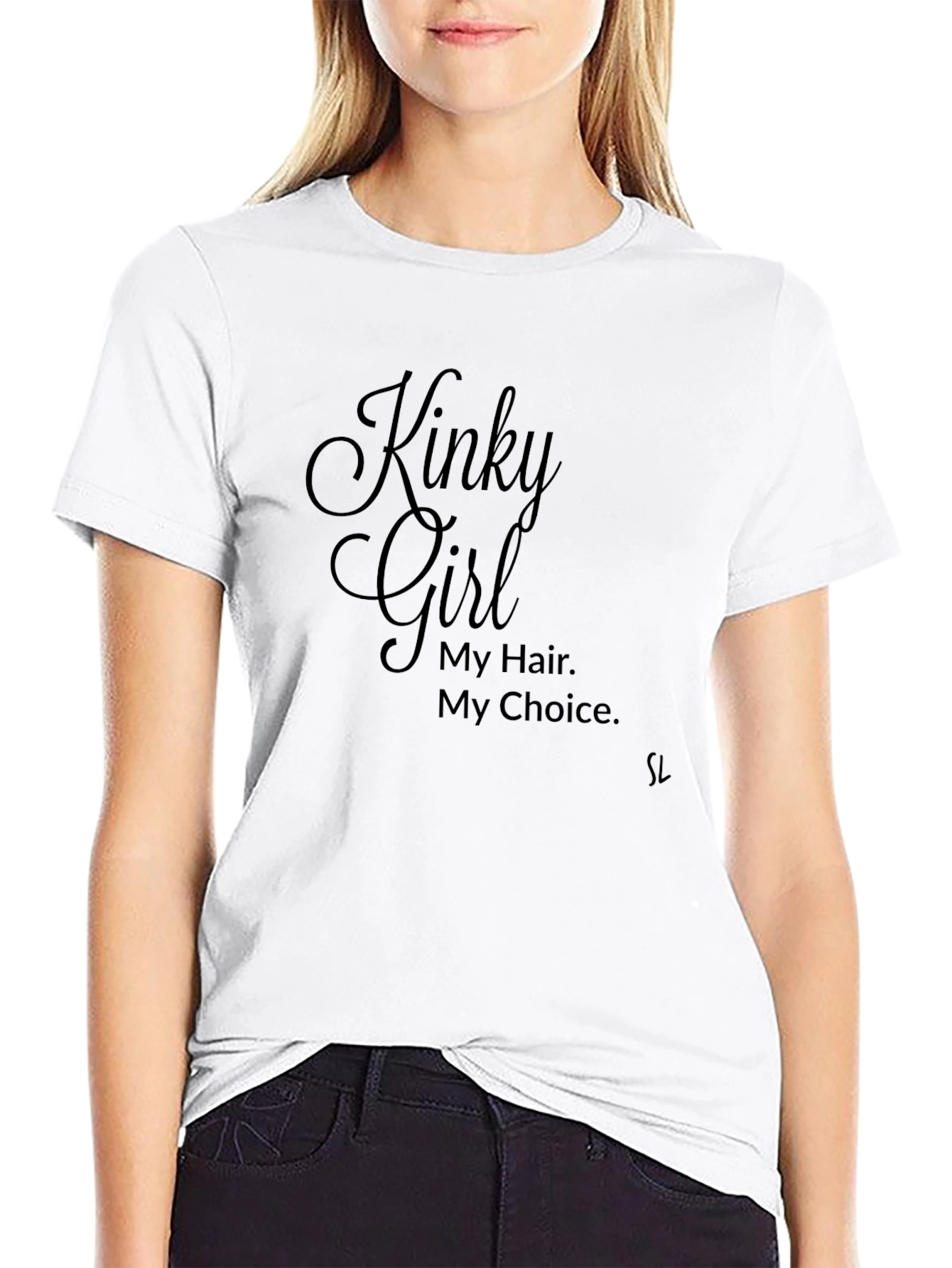 Kinky Girl T-Shirt - My Hair My Choice