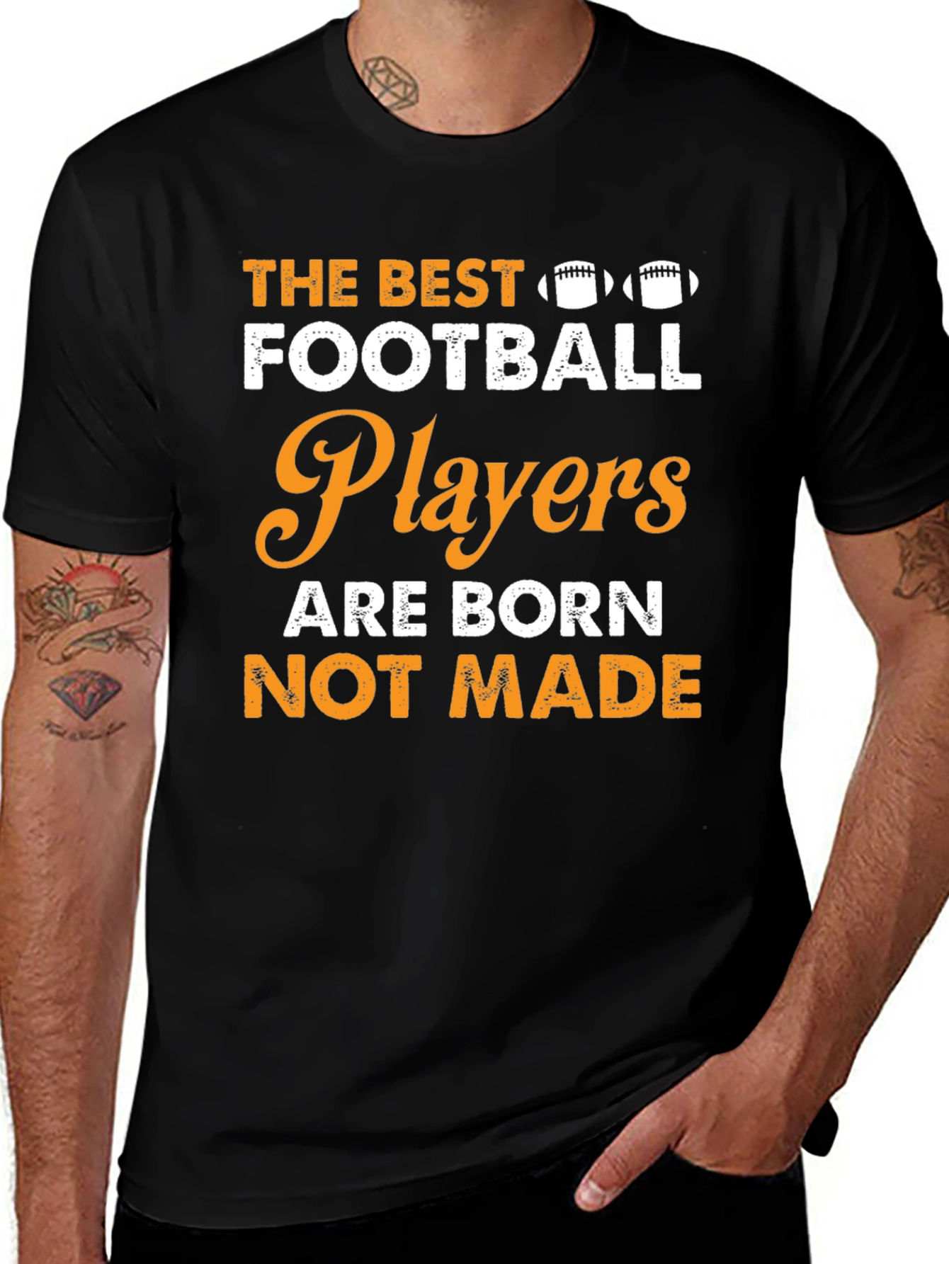Born Players Graphic Tee Football Fan Gift